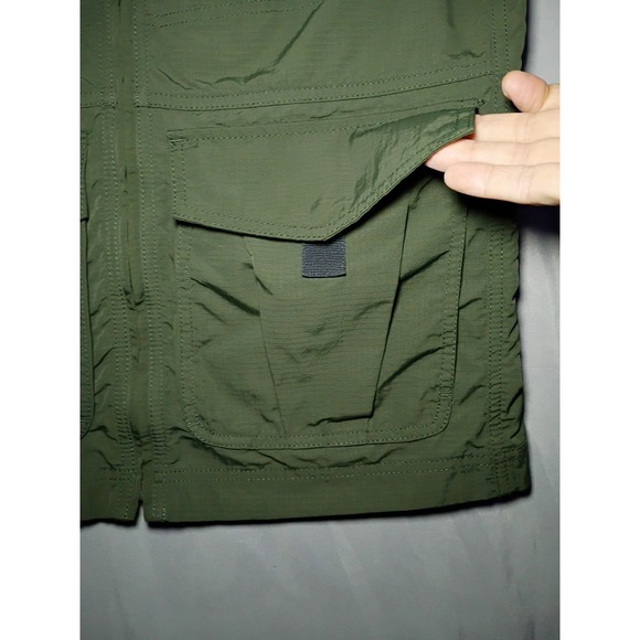 Eddie Bauer Travex Vest Mens S Green Outdoor Gorpcore Photography Pockets Hiking - Picture 6 of 9